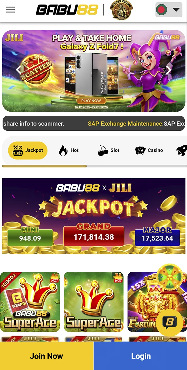 Launch the new mobile application from the official Babu88 website now.