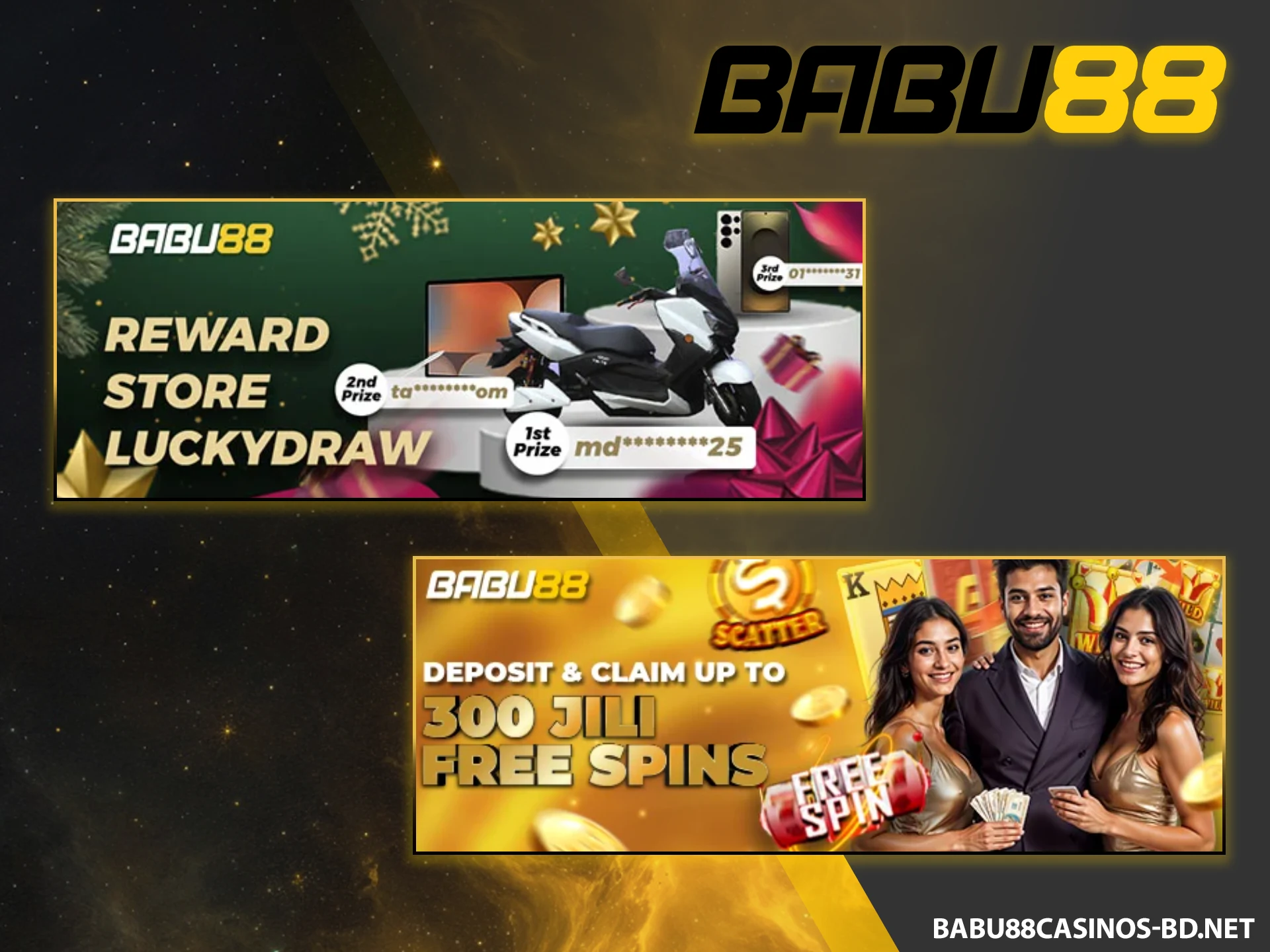 Enter active gaming tournaments on the official Babu88 website right now.