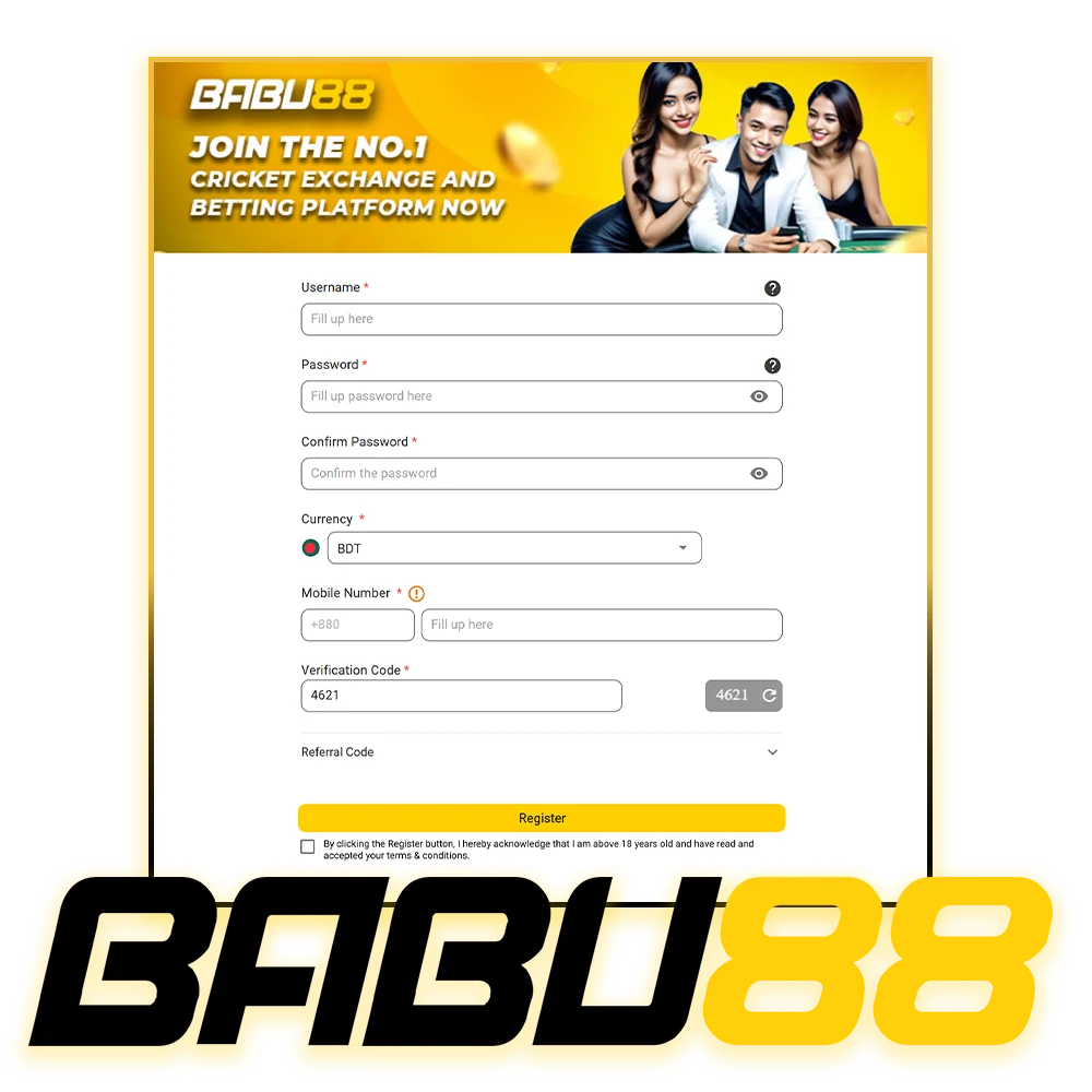 Join the Babu88 website in Bangladesh to start playing now.
