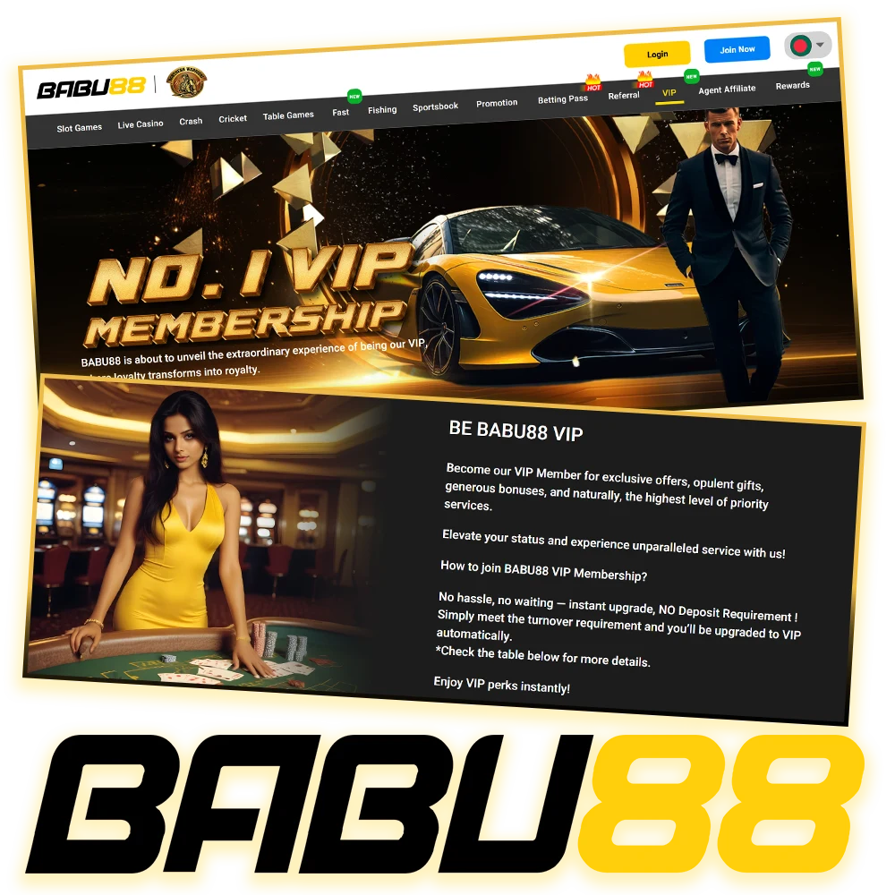 Join the exclusive VIP club on the official Babu88 website.