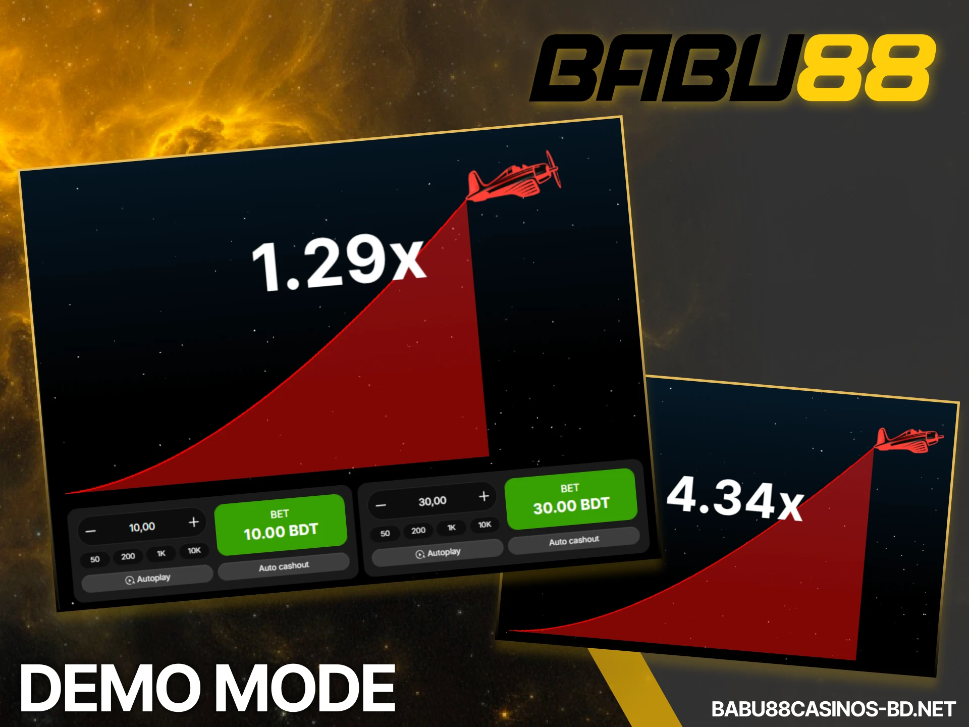 Free practice version of the Aviator game for testing strategies.