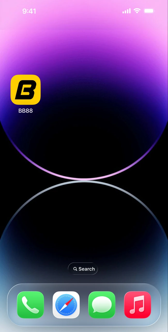 Opening the Babu88 icon from the home screen to start playing.